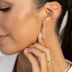 LAB diamantové visiace prstene Cascade
