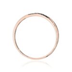 Diamantový prsteň Liora s čiernymi diamantami a čierne rodium