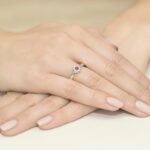 Diamantový prsteň Florabelle ružový topás