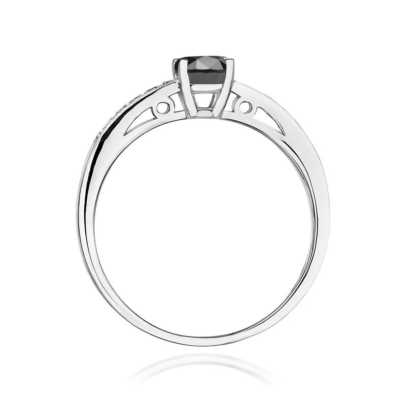 Diamantový prsteň Lovia s čiernym diamantom